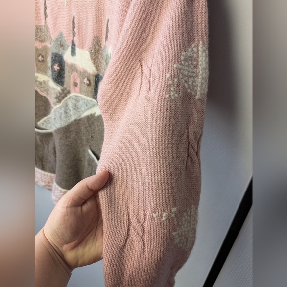 RENÉ DERHY Vintage Women Sweater Size Small Shoulder Pads In GREAT Condition - Picture 4 of 10